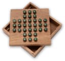 Logoplay Holzspiele Solitär Gr. L mit grünen Steckern Bild 1