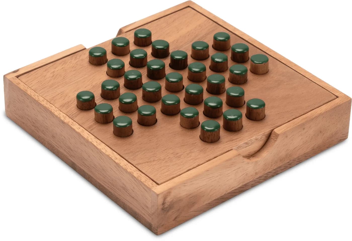 Logoplay Holzspiele Solitär Gr. L mit grünen Steckern - Bild 2