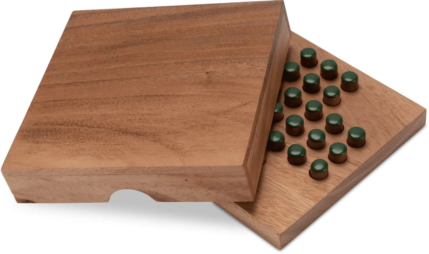 Logoplay Holzspiele Solitär Gr. L mit grünen Steckern - Bild 3
