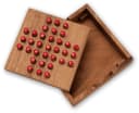 Logoplay Holzspiel Solitär Gr. L - Rote Stecker - 13x13 cm Bild 3