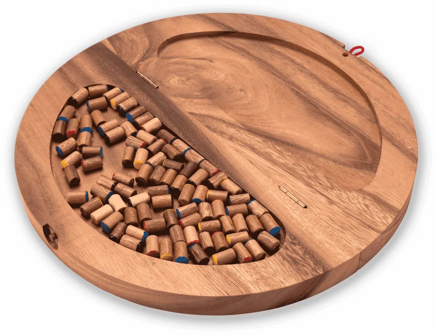 Logoplay Holzspiele Halma XL rund – Stern-Halma / Chinese Checkers aus edlem Samena-Holz für 2 bis 6 Spieler - Bild 3