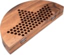 Logoplay Holzspiele Halma XL rund – Stern-Halma / Chinese Checkers aus edlem Samena-Holz für 2 bis 6 Spieler Bild 4
