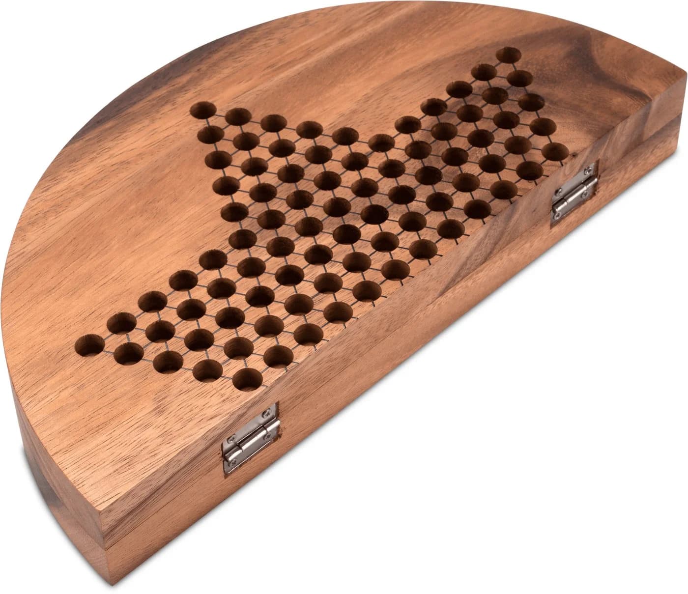 Logoplay Holzspiele Halma XL rund – Stern-Halma / Chinese Checkers aus edlem Samena-Holz für 2 bis 6 Spieler - Bild 4