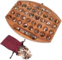 LOGOPLAY Bao Spiel oval Samena-Holz 75 Edelsteine Gold Metallverschluss Bild 2