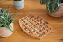 LOGOPLAY Bao Spiel oval Samena-Holz 75 Edelsteine Gold Metallverschluss Bild 5