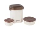KeMar Kitchenware Lunchbox Set 6-tlg. mit Bambusdeckel & Besteck Bild 5