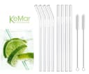 KeMar Kitchenware Trinkhalme aus Borosilikatglas 8-tlg. Bild 1