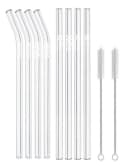 KeMar Kitchenware Trinkhalme aus Borosilikatglas 8-tlg. Bild 2