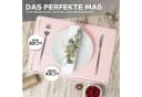 Loco Bird Platzset Kunstleder Rosa 8er Set Lederoptik Bild 1