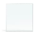 Feuercampus Bodenschutzplatte Glas für Kaminofen Quadrat Transparent Bild 2