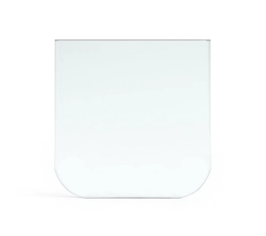 Feuercampus Funkenschutzplatte Glas Kaminofen Segmentbogen - Bild 2