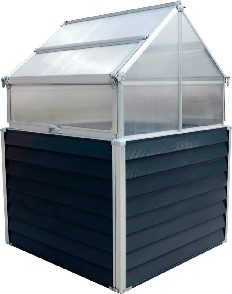 Ambia Garden Hochbeet Store & Grow Anthrazit Metall - Bild 3
