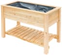 Westmann Stelzenhochbeet Holz mit Ablage Natur Bild 3