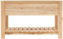 Westmann Stelzenhochbeet Holz mit Ablage Natur Bild 5
