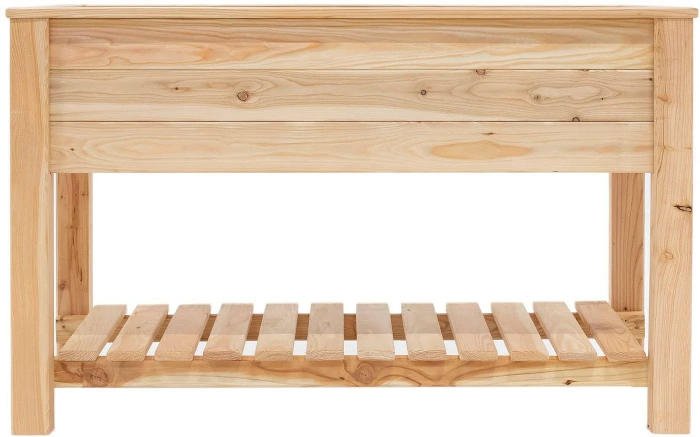 Westmann Stelzenhochbeet Holz mit Ablage Natur - Bild 5