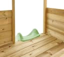Westmann Spielhaus Wildnis inkl. Rutsche Holz Stelzenhaus Natur Bild 4