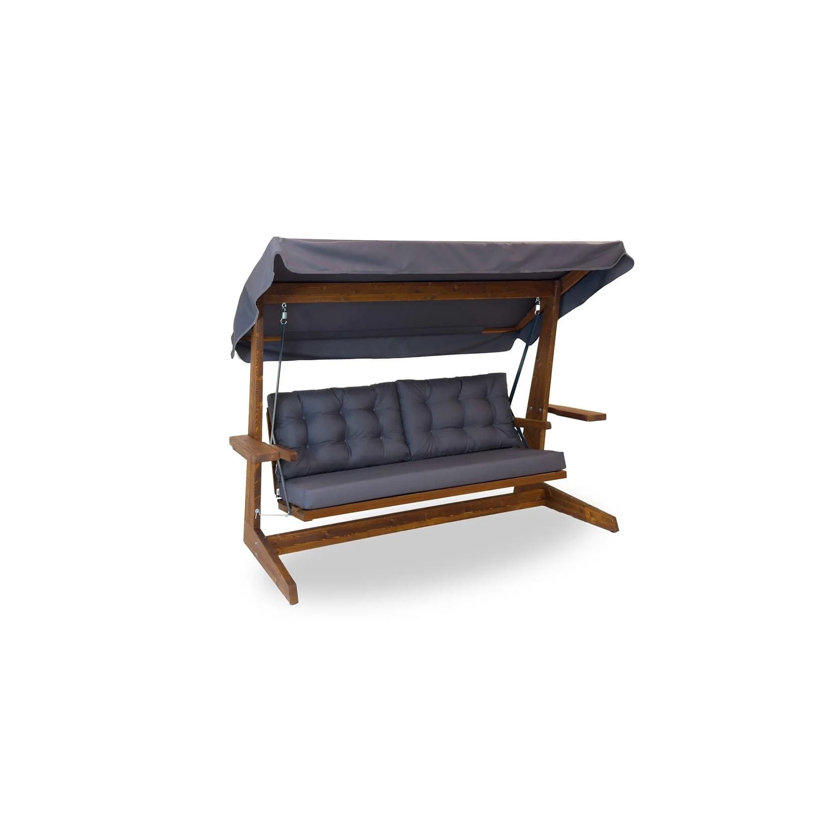 Westmann Hollywoodschaukel Viva 2400 Anthrazit Massivholz