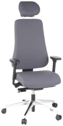 hjh OFFICE Profi Bürostuhl PRO-TEC 400 Stoff mit Armlehnen höhenverstellbar Bild 2