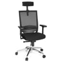 hjh OFFICE Bürostuhl PORTO MAX HIGH Stoff/Netzstoff mit verstellbaren Armlehnen Bild 1