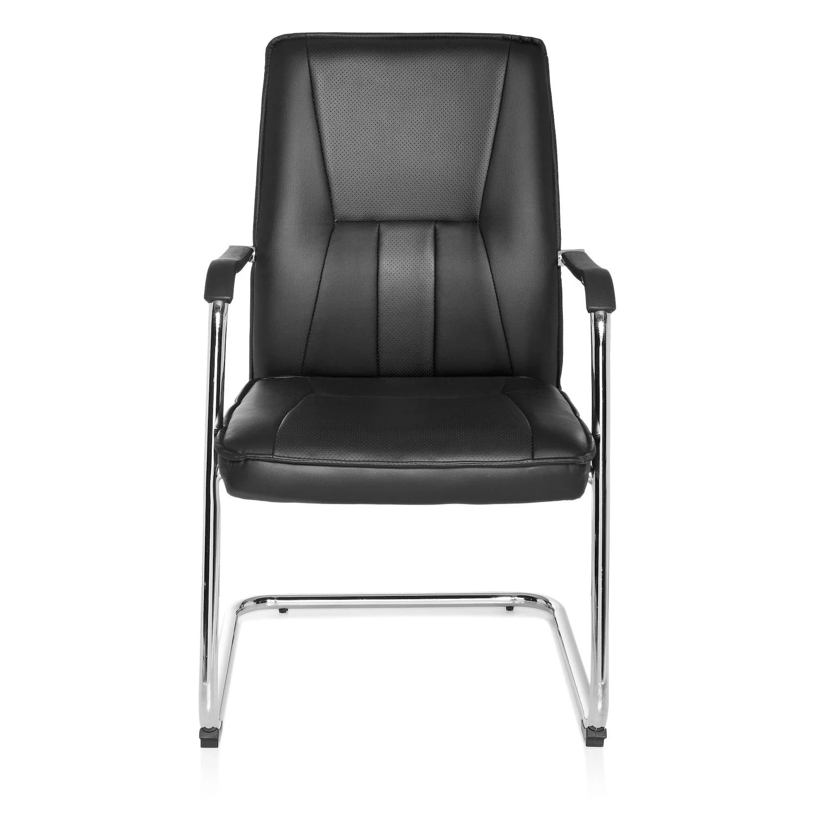hjh OFFICE Freischwinger TILA V Kunstleder Grau