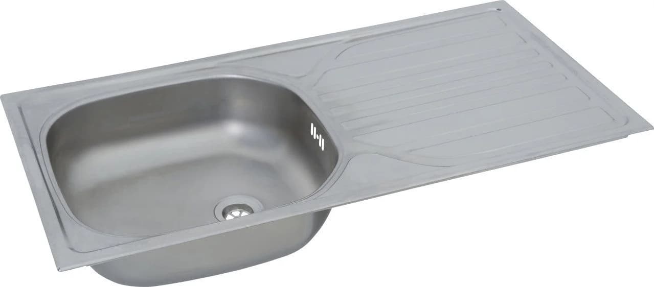 Respekta Einbauspüle Edelstahl Silber Reversibel - Bild 2