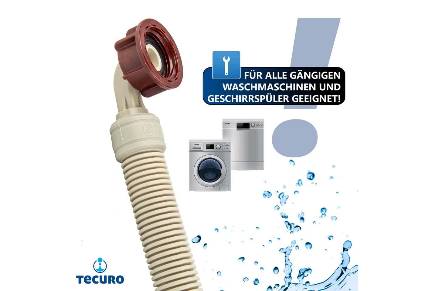 tecuro Aquastop Zulaufschlauch für Wasch- und Spülmaschine - Bild 4