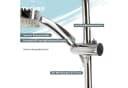 tecuro Brausehalter Gleiter für Wandstange Chrom Bild 1