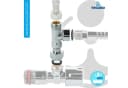 tecuro Spültischarmatur T-Stück Verteiler für Eckventil Messing Chrom Bild 3