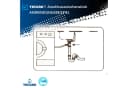 tecuro Siphon Anschlusszwischenstück Weiß Bild 1