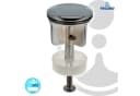 tecuro Excenterstopfen Chrom Ø 40 mm für 1 1/4" Ablauf Bild 1