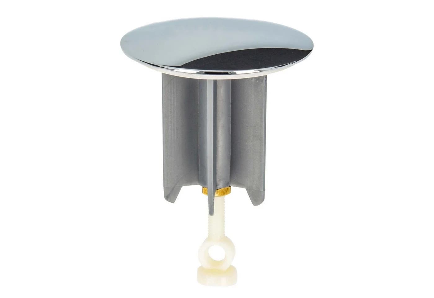 tecuro Universal Ablaufventil Exzenterstopfen Ø 64 mm Hochglanzverchromt - Bild 2