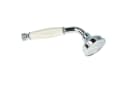 tecuro Duschbrause Nostalgie Handbrause 65 mm Silber Chrom Bild 2