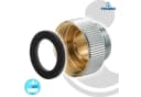 tecuro Duscharmatur Reduzierstück 3/4 IG x 1/2 AG Messing Chrom Bild 3