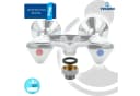 tecuro Duscharmatur Reduzierstück 3/4 IG x 1/2 AG Messing Chrom Bild 4