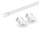 dekondo Vitragenstange Easy Weiß Ausziehbar Klemmfix Bild 2