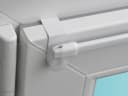 dekondo Vitragenstange Easy Weiß Ausziehbar Klemmfix Bild 4