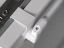 dekondo Vitragenstange Easy Weiß Ausziehbar Klemmfix Bild 5