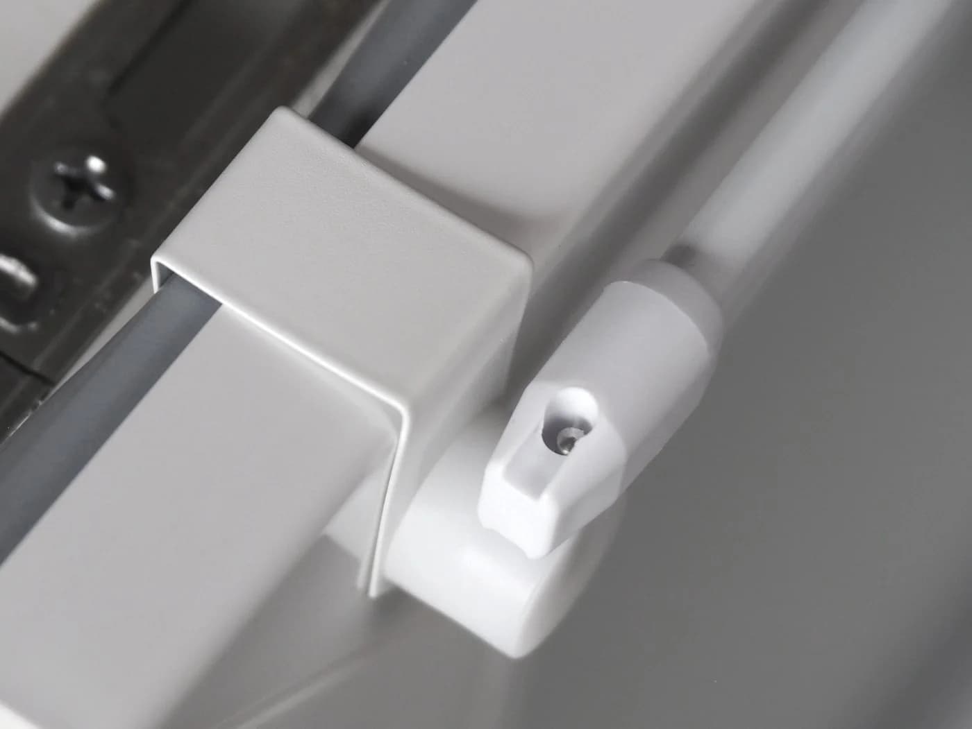 dekondo Vitragenstange Easy Weiß Ausziehbar Klemmfix - Bild 5