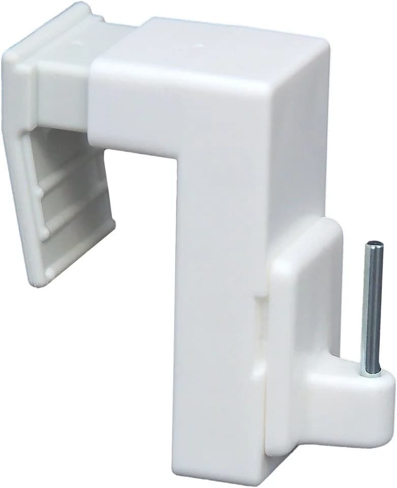 dekondo Fensterhaken 4er Set Weiß Universal Klemmbereich 10-24mm - Bild 2