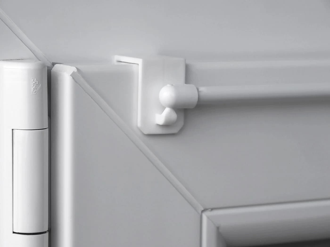 dekondo Fensterhaken 10er Set Weiß Klemmfix für Gardinenstangen 15-25mm - Bild 5