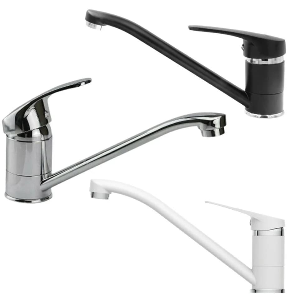 Faizee Möbel Küchenarmatur Wasserhahn Chrom Einhebelmischer Modern - Bild 2