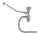 Faizee Möbel Edelstahl-Einbauspüle Rund Satin mit Siphon-Set Bild 4