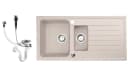 Faizee Möbel Granitspüle 2 Becken Beige Modern Bild 2
