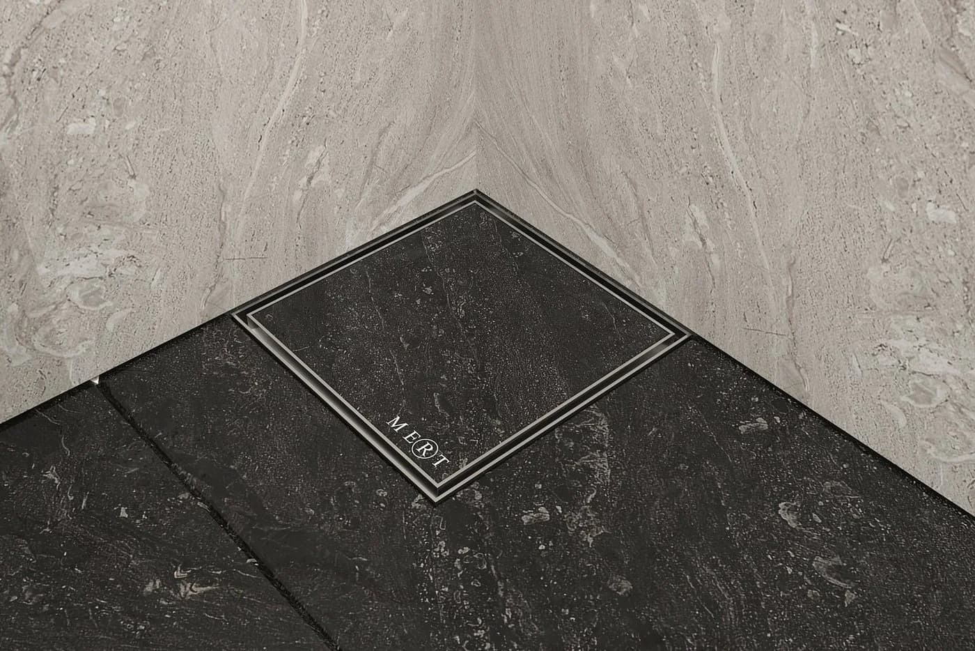 MERT Bodenablauf Duschrinne Edelstahl Ablaufrinne Flach Ultraflache Einbaumöglichkeit - Bild 3