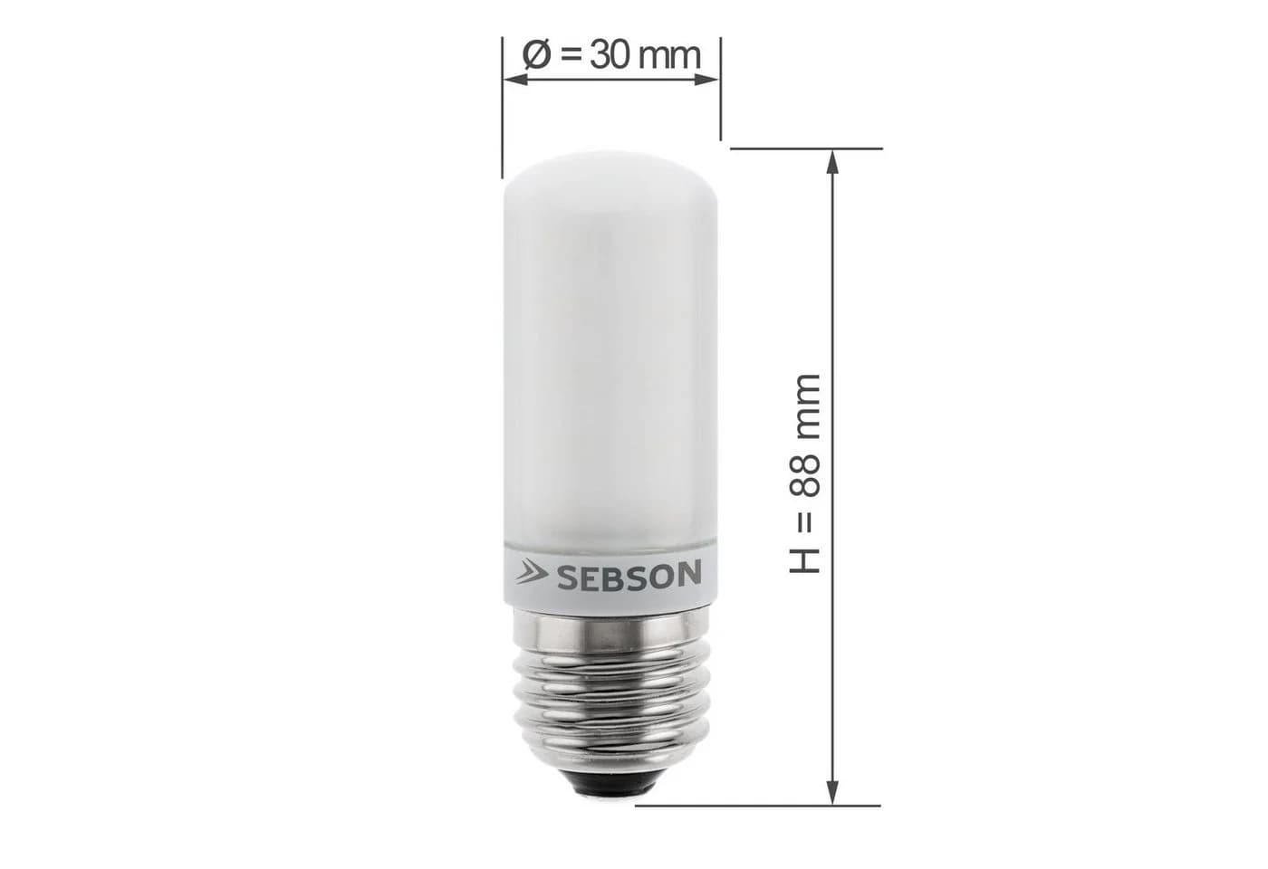 SEBSON LED-Leuchtmittel E27 LED 4W Lampe 4x - 400lm vgl. 40W Glühlampe warmweiß 3000K 280° - Bild 3