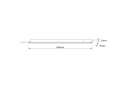 SEBSON LED Unterbauleuchte 60cm Warmweiß Extraflach Bild 5