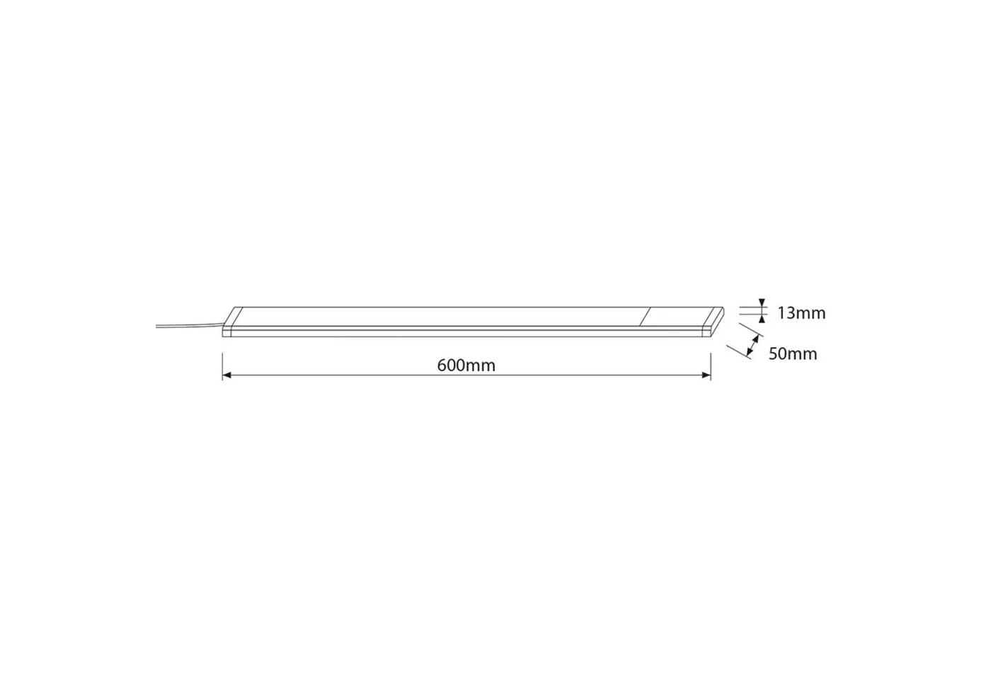 SEBSON LED Unterbauleuchte 60cm Warmweiß Extraflach - Bild 5