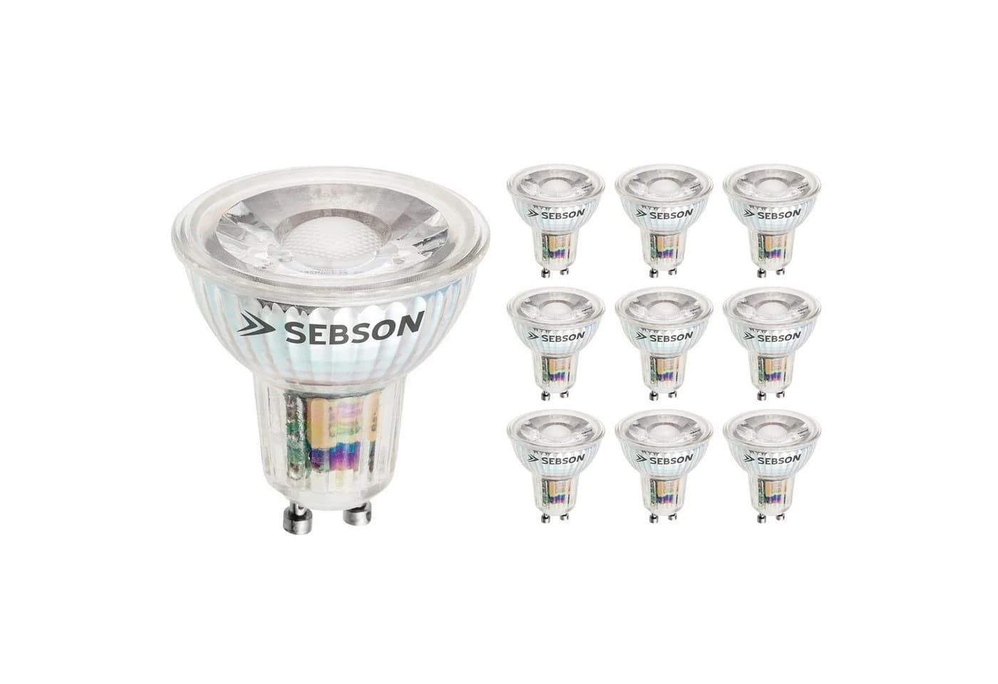 SEBSON GU10 LED Lampe 5W Warmweiß 380lm 10er Pack - Bild 2