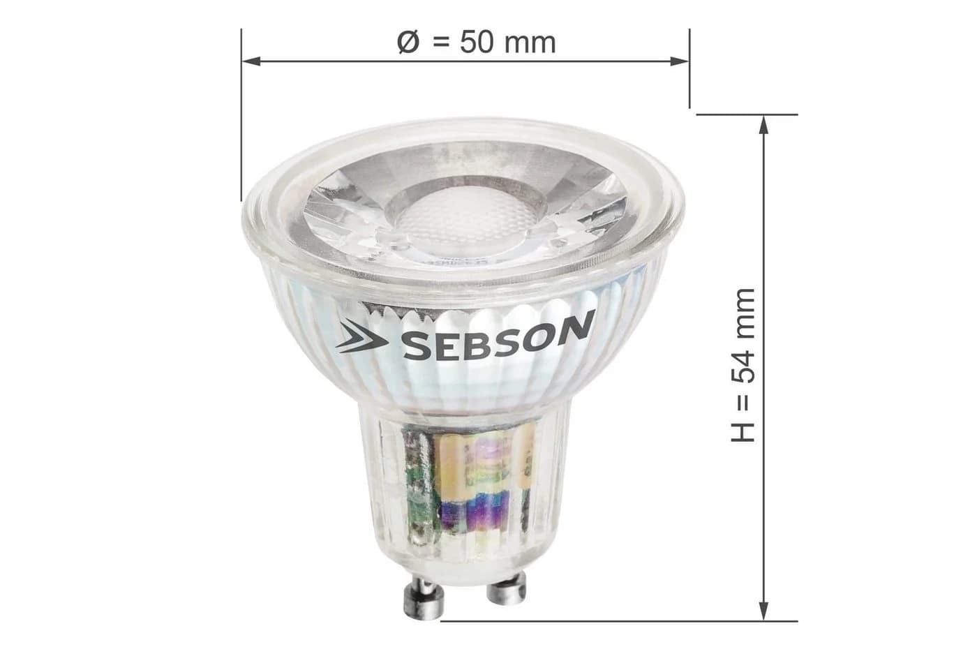 SEBSON GU10 LED Lampe 5W Warmweiß 380lm 10er Pack - Bild 4