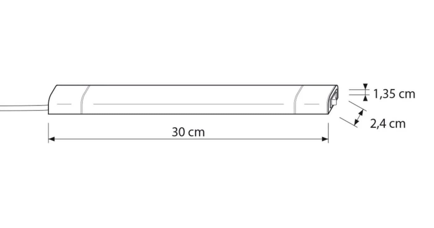 SEBSON LED Unterbauleuchte 30cm Neutralweiß Schalter - Bild 5